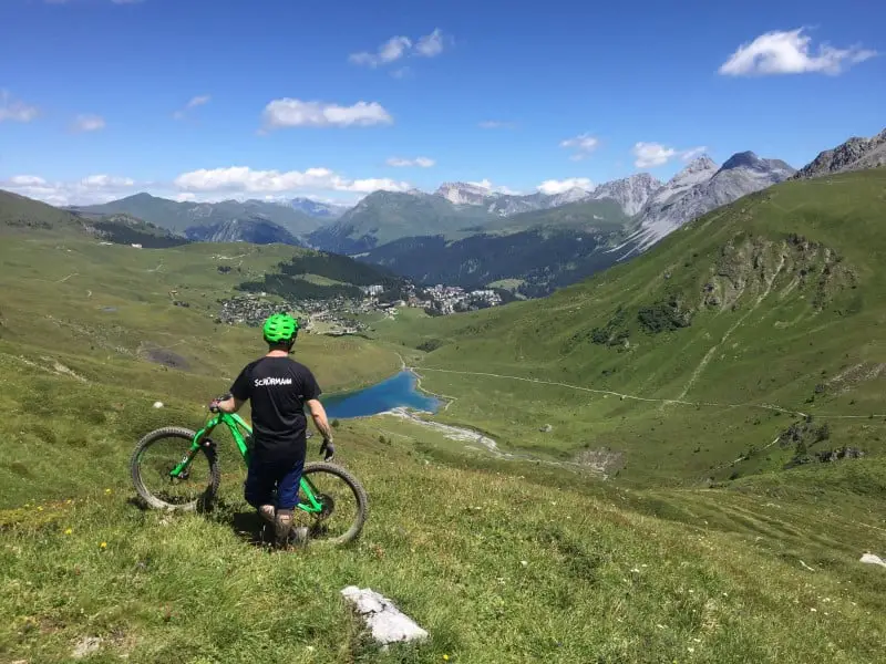 Trails in Arosa