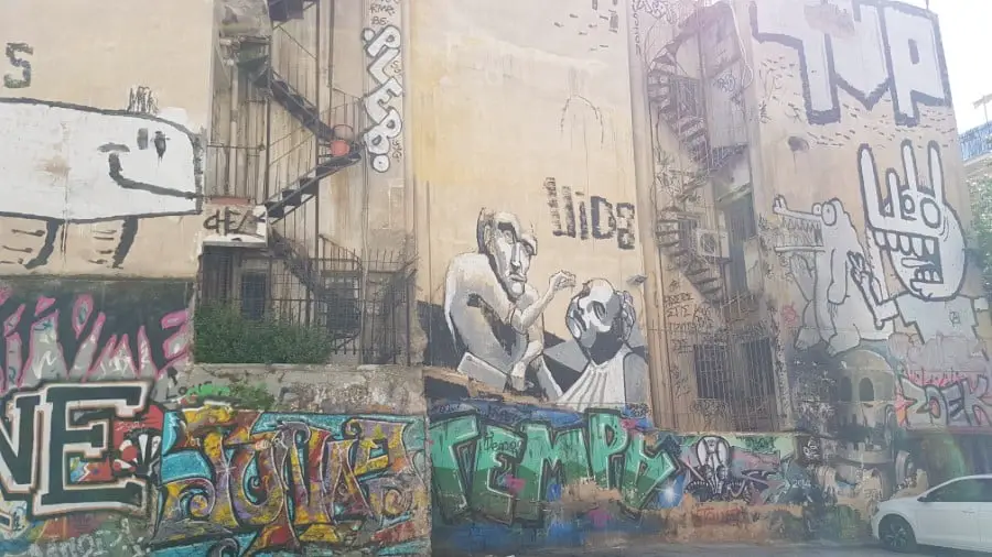 Graffiti im Exarchia-Viertel