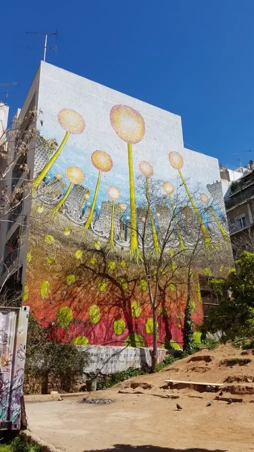Graffiti im Exarchia-Viertel