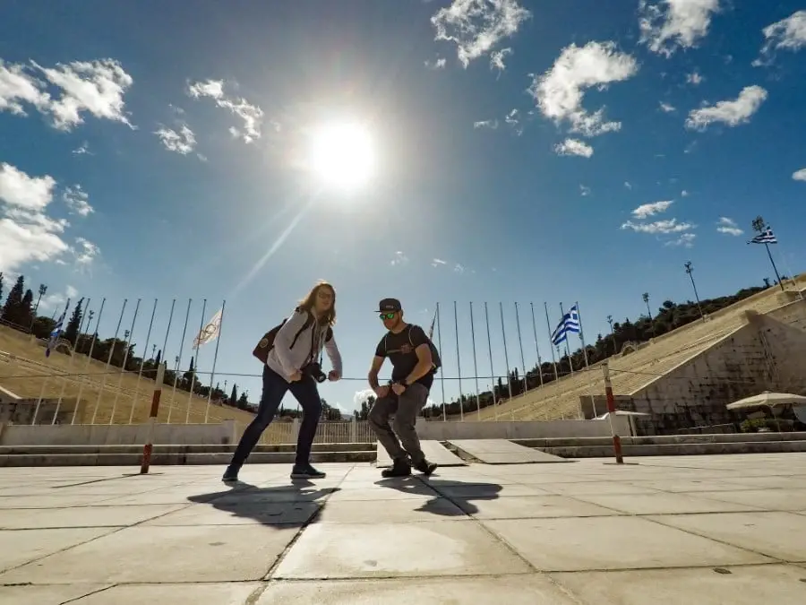 Städtereise Athen - Vor den Toren des Panathinaiko-Stadions