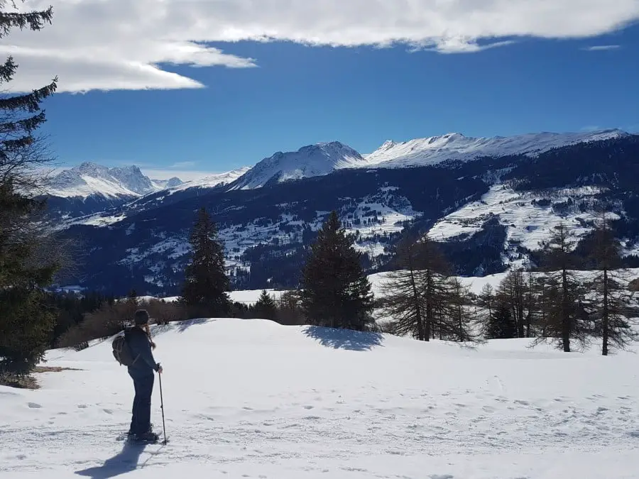 Schneeschuhwanderung Val Meltger