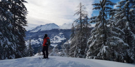 Schneeschuhwandern Val Meltger in Lenzerheide
