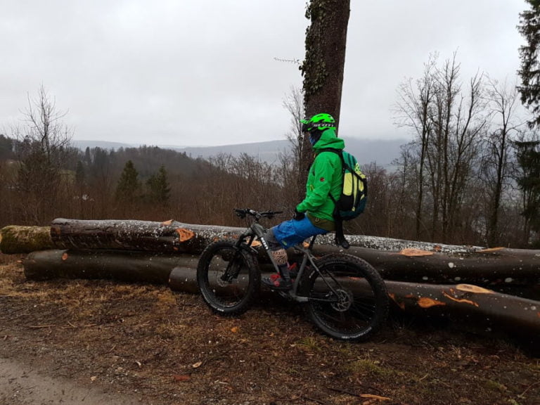 Mountainbiken bei Regen