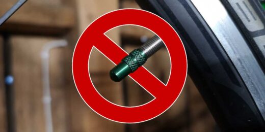 Ventilkappen an Mountainbikes verboten