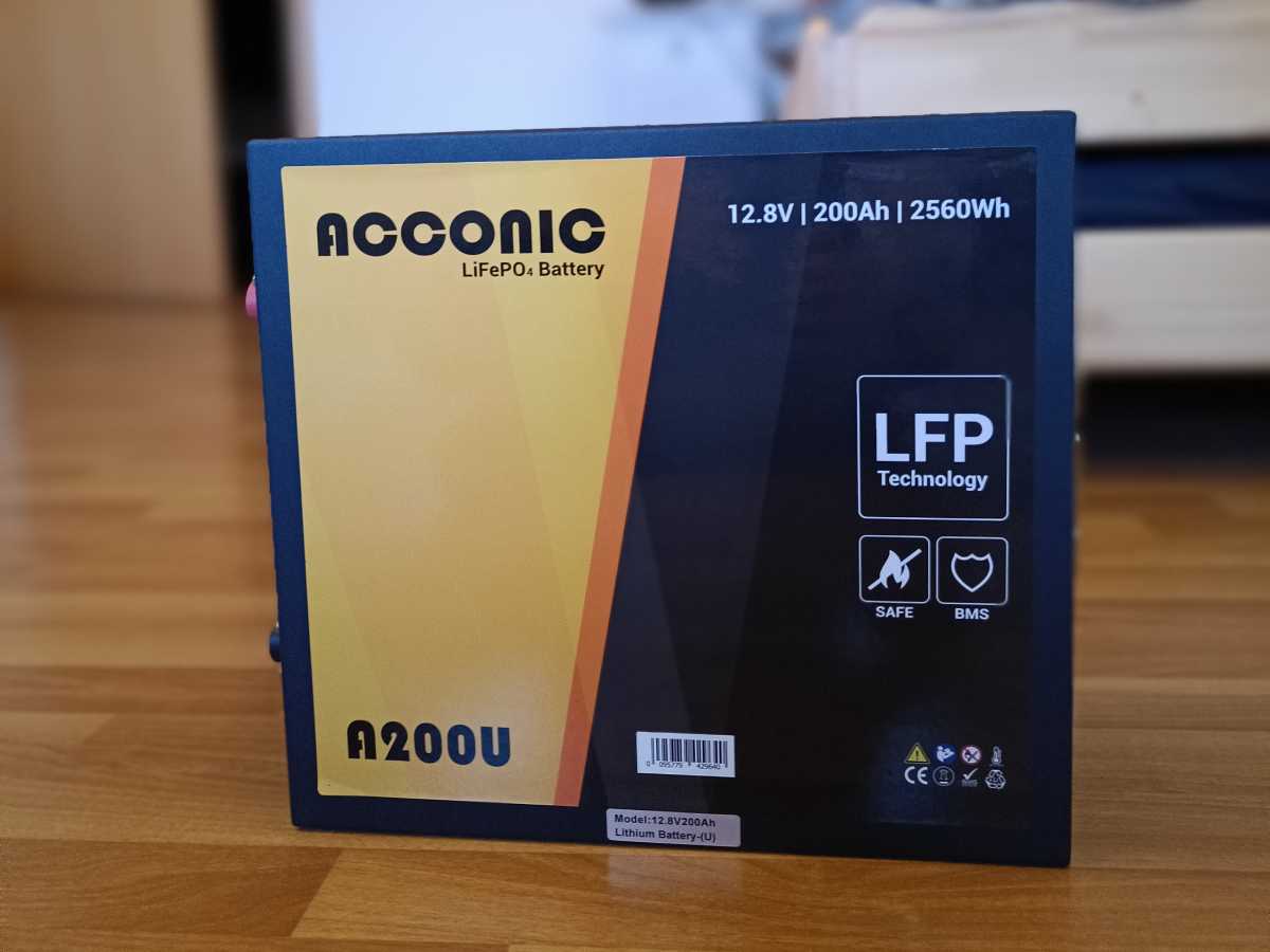 Acconic LiFePo4-Batterie mit 200 Ah