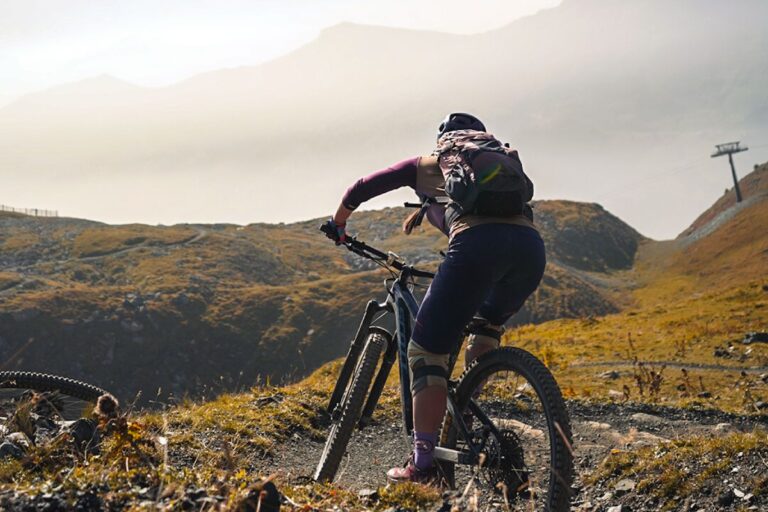 Biken im Herbst im Bike Kingdom