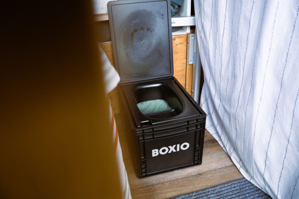 Boxio Toilette für Campervans, Busse und Wohnmobile
