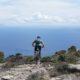 Mountainbike Trail auf der Insel Elba mit Ausblick aufs Meer