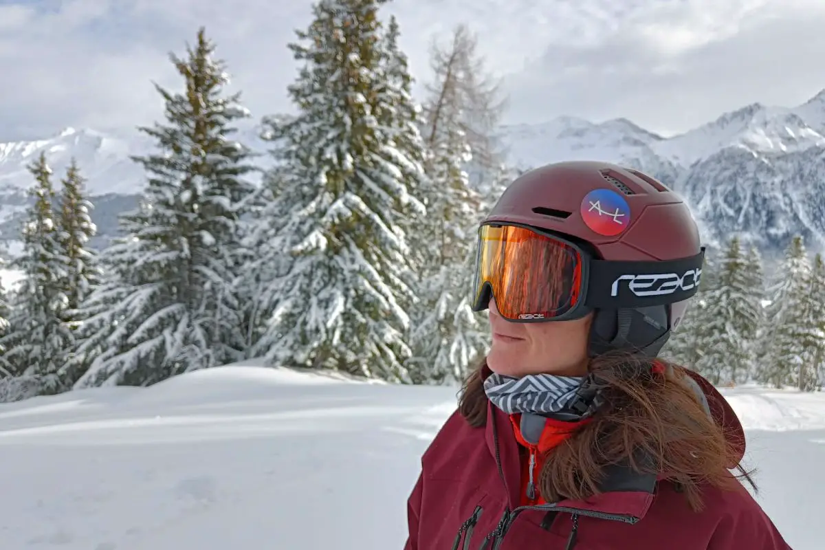 Tina im Skigebiet Arosa Lenzerheide
