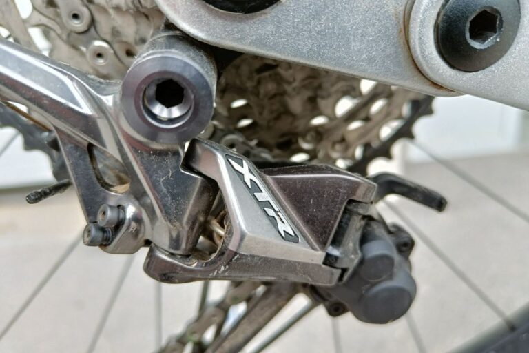 Shimano XTR Schaltwerk am MTB