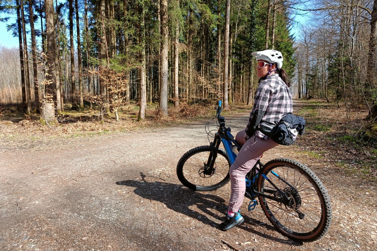 Mountainbiken im Herbst