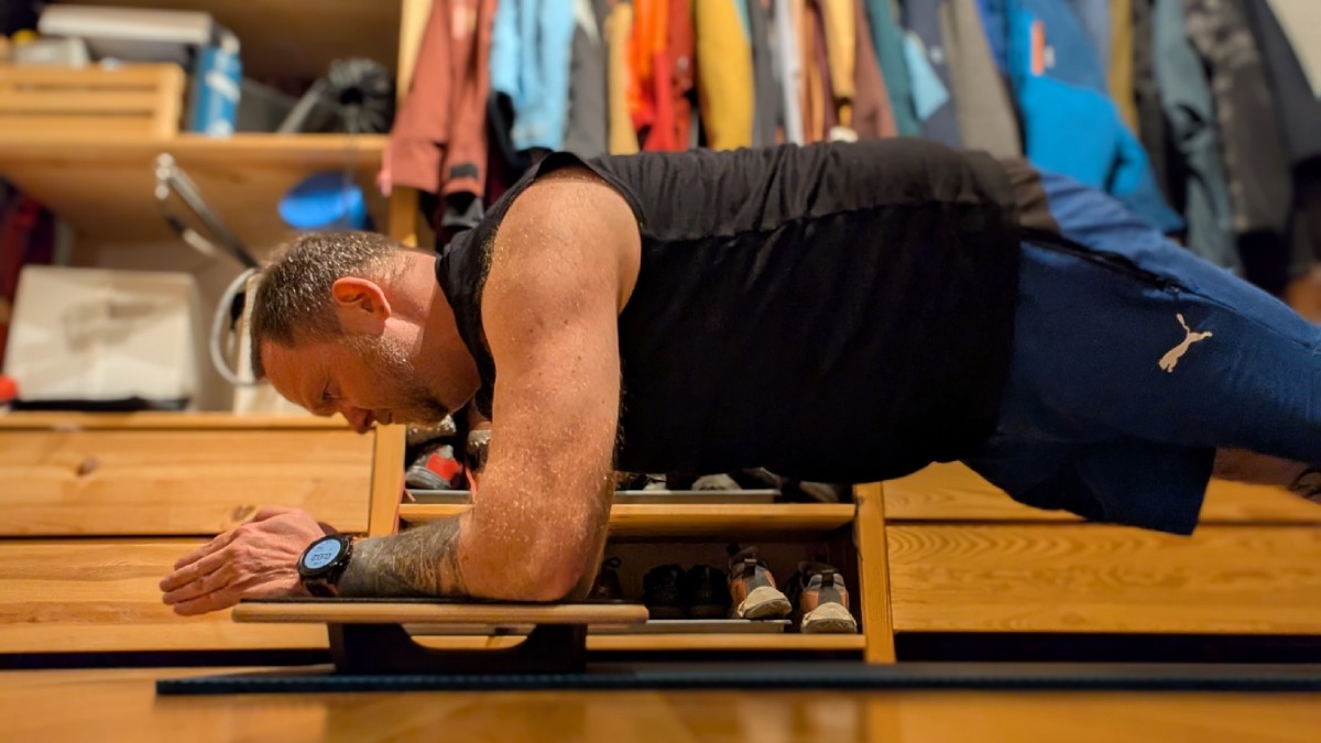 Plankpad Planking Board aus Holz